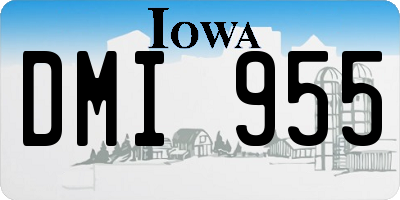 IA license plate DMI955
