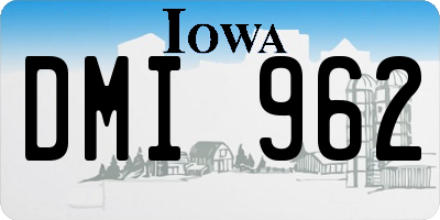 IA license plate DMI962