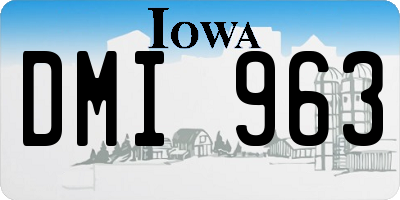 IA license plate DMI963