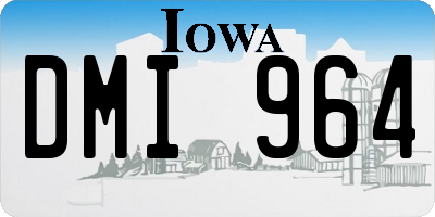 IA license plate DMI964