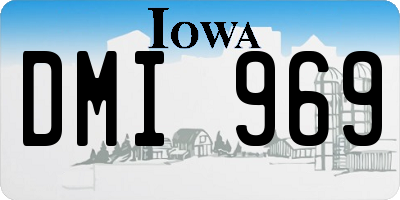 IA license plate DMI969