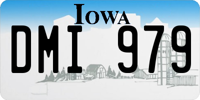 IA license plate DMI979
