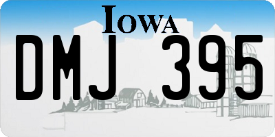 IA license plate DMJ395