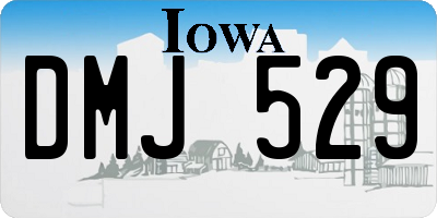 IA license plate DMJ529