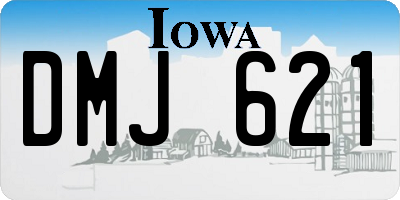 IA license plate DMJ621