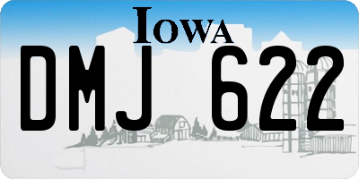 IA license plate DMJ622