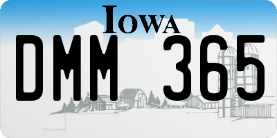 IA license plate DMM365
