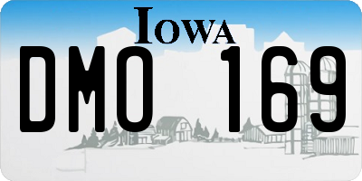 IA license plate DMO169