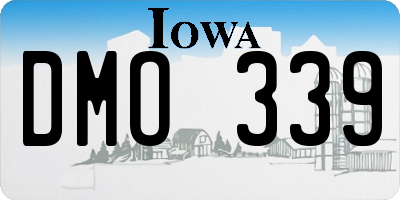 IA license plate DMO339