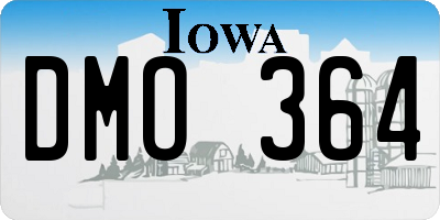 IA license plate DMO364
