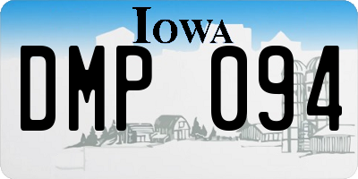 IA license plate DMP094