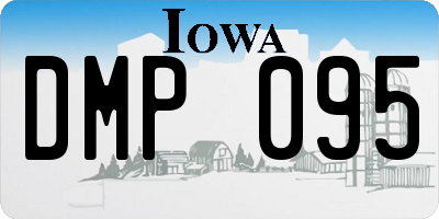 IA license plate DMP095