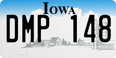IA license plate DMP148