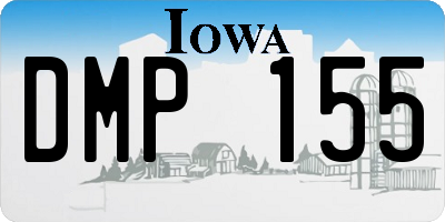 IA license plate DMP155