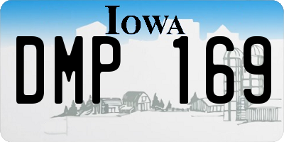 IA license plate DMP169