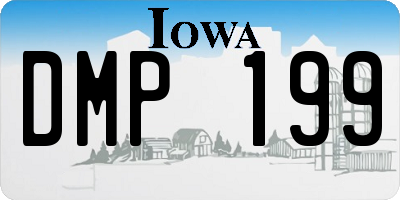 IA license plate DMP199