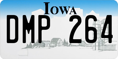 IA license plate DMP264