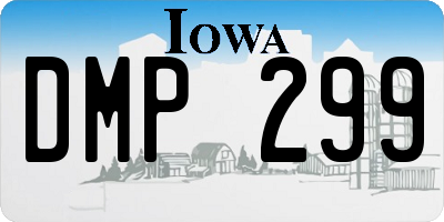 IA license plate DMP299
