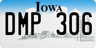 IA license plate DMP306