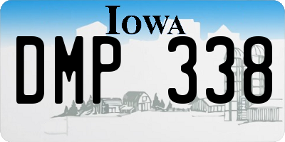 IA license plate DMP338