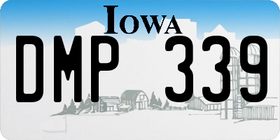 IA license plate DMP339