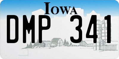 IA license plate DMP341