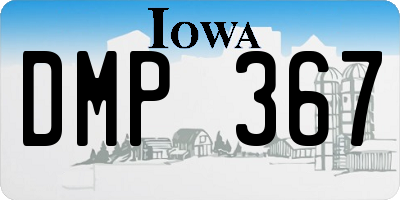 IA license plate DMP367