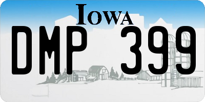 IA license plate DMP399