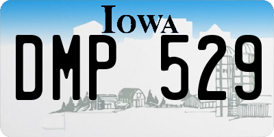 IA license plate DMP529