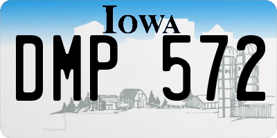 IA license plate DMP572