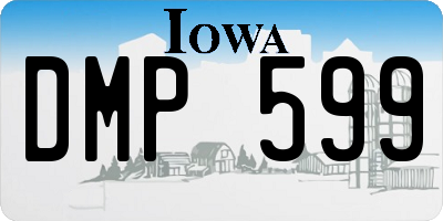 IA license plate DMP599