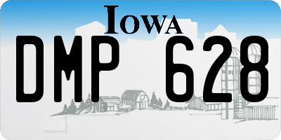 IA license plate DMP628
