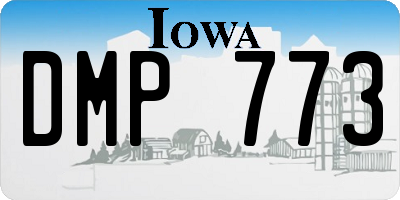 IA license plate DMP773