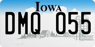 IA license plate DMQ055