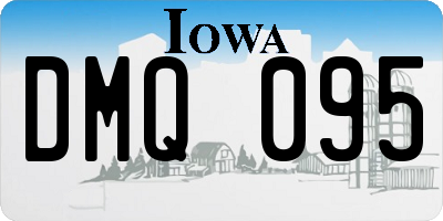 IA license plate DMQ095