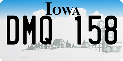 IA license plate DMQ158