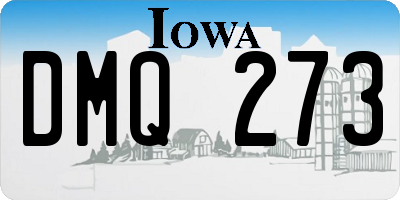 IA license plate DMQ273