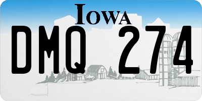 IA license plate DMQ274