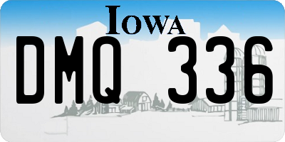 IA license plate DMQ336