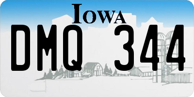 IA license plate DMQ344