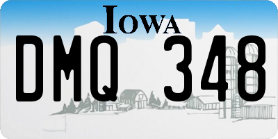 IA license plate DMQ348