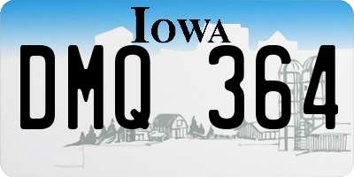 IA license plate DMQ364