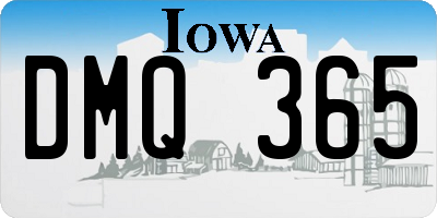 IA license plate DMQ365