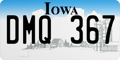 IA license plate DMQ367