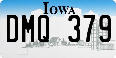 IA license plate DMQ379