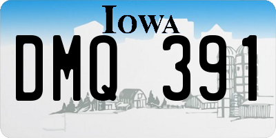 IA license plate DMQ391