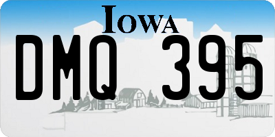 IA license plate DMQ395