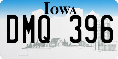 IA license plate DMQ396