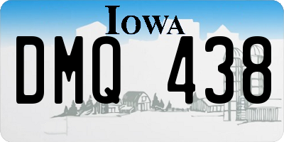 IA license plate DMQ438
