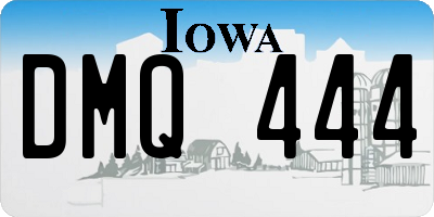 IA license plate DMQ444